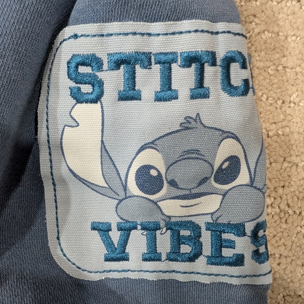NWT Disney Blue Stitch Hoodie Size Med. - Picture 3 of 8